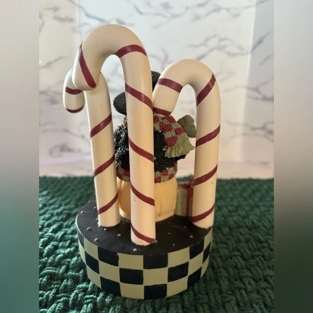Artisan Flair Snowman Musical Box-Music is Winter Wonderland-Preowned, EUC